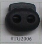 Plastic toggle stopper