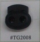 Plastic toggle stopper