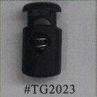 Plastic toggle stopper