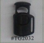 Plastic toggle stopper