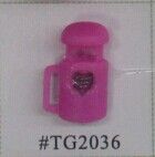 Plastic toggle stopper