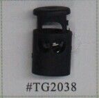 Plastic toggle stopper
