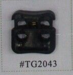 Plastic toggle stopper