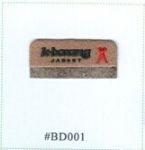 Real leather Badge