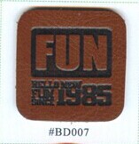 Real leather Badge, Badge
