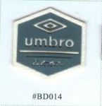 real leather printed logo badge
