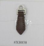 real leather puller with ring