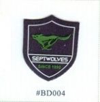 Real leather Badge