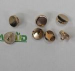 single hole sewing on button