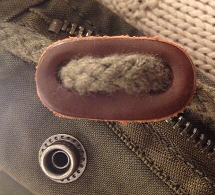 real leather cord toggle,Leather Toggle/Patch