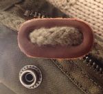 real leather cord toggle