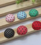 Fabric cover button