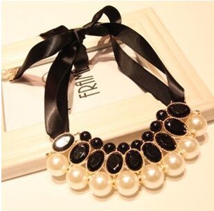 satin tape neck lace,Necklace